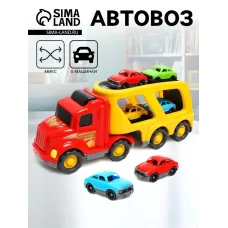 Автовоз Car Hauler, цвета МИКС Автовоз Car Hauler, цвета МИКС