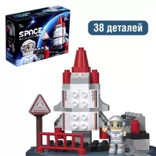 Конструктор «Большие Блоки. Космос», 38 деталей Конструктор «Большие Блоки. Космос», 38 деталей