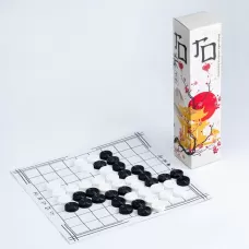 Настольная игра «ГО», 31×31 см, 100 шашек, d=2.8 см Настольная игра «ГО», 31×31 см, 100 шашек, d=2.8 см