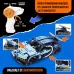 Конструктор Mechanics «Гоночная машина», радиоуправляемый, 1:16, открываются двери, поднимается капот, работает от аккумулятора, 433 детали, цвет синий Конструктор Mechanics «Гоночная машина», радиоуправляемый, 1:16, открываются двери, поднимается капот, работает от аккумулятора, 433 детали, цвет синий
