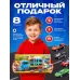Грузовик «Автовоз-трек», с катапультой, набор металлических машинок 8 шт. Грузовик «Автовоз-трек», с катапультой, набор металлических машинок 8 шт.