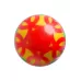 Мяч резиновый «Корзинка», диаметр 15 см, цвета МИКС