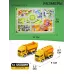 Набор игровой «Строительная техника», машинки 12 шт., с дорожными знаками и игровым полем Набор игровой «Строительная техника», машинки 12 шт., с дорожными знаками и игровым полем