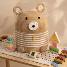 Корзина для игрушек SL Home «Медведь», плетёная, ручной работы, 25×26×41 см, коричневая Корзина для игрушек SL Home «Медведь», плетёная, ручной работы, 25×26×41 см, коричневая