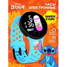 Часы детские электронные «Стич», на батарейках, Disney Часы детские электронные «Стич», на батарейках, Disney