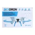 Квадрокоптер радиоуправляемый SKYDRONE, работает от аккумулятора, цвет синий Квадрокоптер радиоуправляемый SKYDRONE, работает от аккумулятора, цвет синий