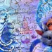 Деревянный пазл фигурный «Новый год! Зимняя краса», голографические детали Деревянный пазл фигурный «Новый год! Зимняя краса», голографические детали