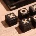 Игра настольная «Крестики-нолики», 17×17 см, манговое дерево, сталь Игра настольная «Крестики-нолики», 17×17 см, манговое дерево, сталь