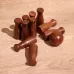 Игра настольная «Боулинг», 15×6×7 см, дерево шишам Игра настольная «Боулинг», 15×6×7 см, дерево шишам