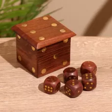 Игра настольная «Кубики», 7.5×7.5×6 см, дерево шишам Игра настольная «Кубики», 7.5×7.5×6 см, дерево шишам