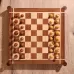Игра настольная 3 в 1, шахматы, домино, кубики, доска 35×35 см, дерево шишам Игра настольная 3 в 1, шахматы, домино, кубики, доска 35×35 см, дерево шишам