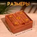 Игра настольная 2 в 1, крестики-нолики, солитёр, 11.5×11.5×5 см, дерево шишам Игра настольная 2 в 1, крестики-нолики, солитёр, 11.5×11.5×5 см, дерево шишам