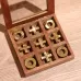 Игра настольная «Крестики-нолики», 13×13 см, манговое дерево, латунь Игра настольная «Крестики-нолики», 13×13 см, манговое дерево, латунь