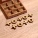 Игра настольная «Крестики-нолики», 13×13 см, манговое дерево, латунь Игра настольная «Крестики-нолики», 13×13 см, манговое дерево, латунь