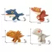 Игрушка - сюрприз «Dino. Зубастики», подвижные детали, 4 фигурки динозавров, МИКС Игрушка - сюрприз «Dino. Зубастики», подвижные детали, 4 фигурки динозавров, МИКС
