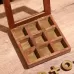 Игра настольная «Крестики-нолики», 13×13 см, манговое дерево, латунь Игра настольная «Крестики-нолики», 13×13 см, манговое дерево, латунь