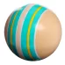 Мяч резиновый, диаметр 10 см, эко, ручное окрашивание Мяч резиновый, диаметр 10 см, эко, ручное окрашивание
