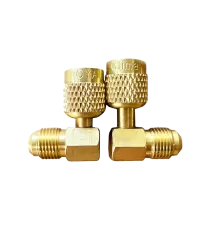 Переходник угловой 90°; 5/16"Mх1/4"F, с R410А на R22, упак. 2 шт. LT-AD78