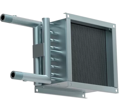 Водяной нагреватель для круглых и квадратных каналов ZWA 300x300-2