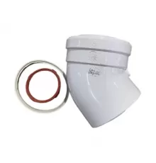 Коаксиальное колено 45 град для котлов NINFA и TAURA (Арт.:08510150)