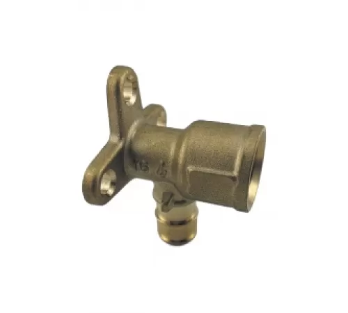 Водорозетка Smart Aqua латунная для труб PE-Xa 16-Rp1/2"ВР L=43мм, тип 1 '40Ф
