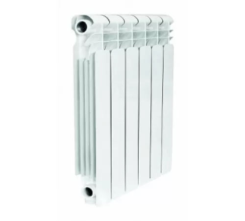Радиатор биметалл Germanium Bm F 500 6 секций, подкл боковое, RAL 9016 глянцевый