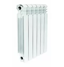 Радиатор биметалл Germanium Bm F 500 1 секция, подкл боковое, RAL 9016 глянцевый