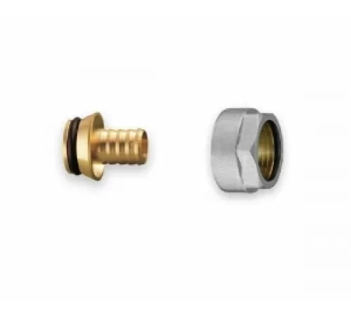 Адаптер зажимной Uni-X латунный MLC 16x2,0-3/4"ВР Евроконус '50Ф
