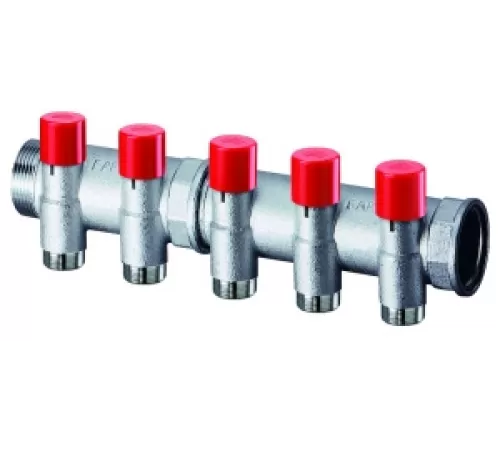 Коллектор балансировочный 1 1/4"с 4 отв. М24х19